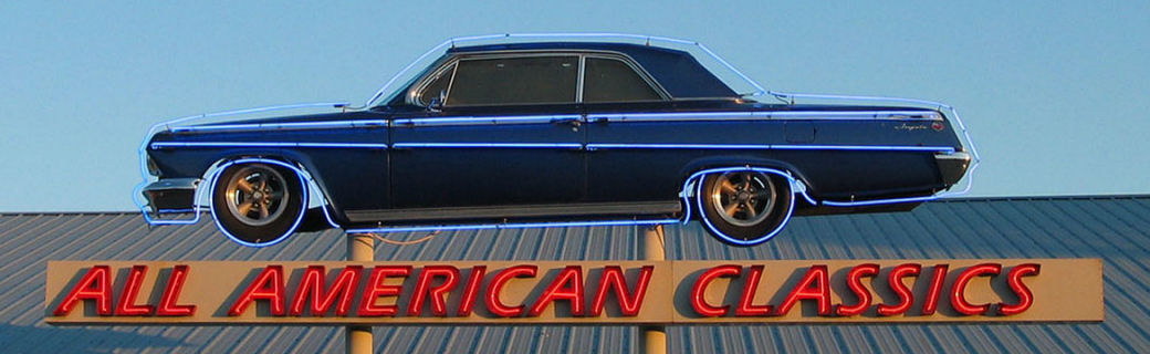 1962 Chevrolet Impala neon sign at All American Classics
