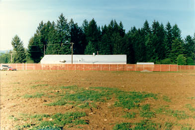 Empty field waiting to be stocked with parts cars at All American Classics